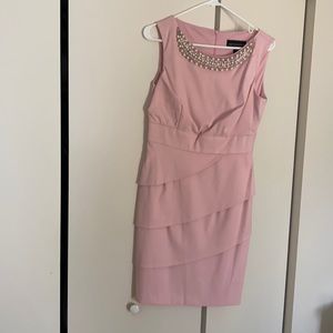 Light pink cocktail dress